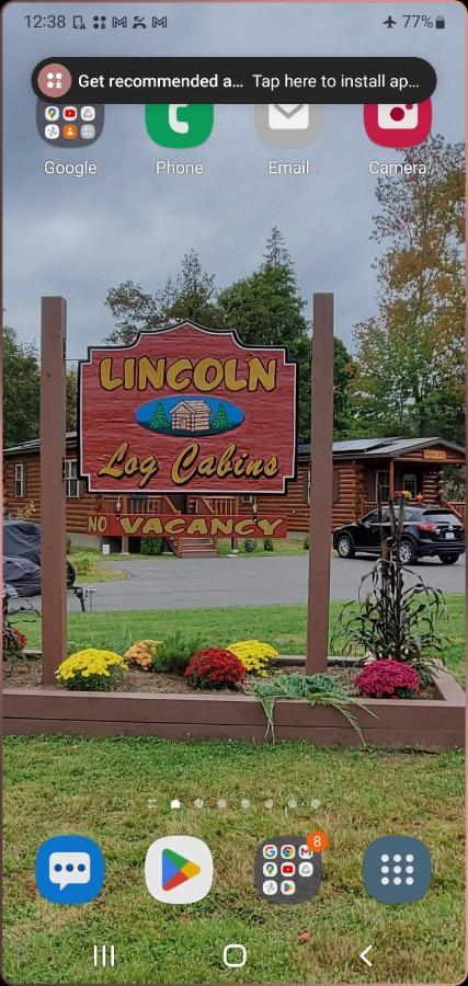 Lincoln Log Cabins Hotel Exterior photo